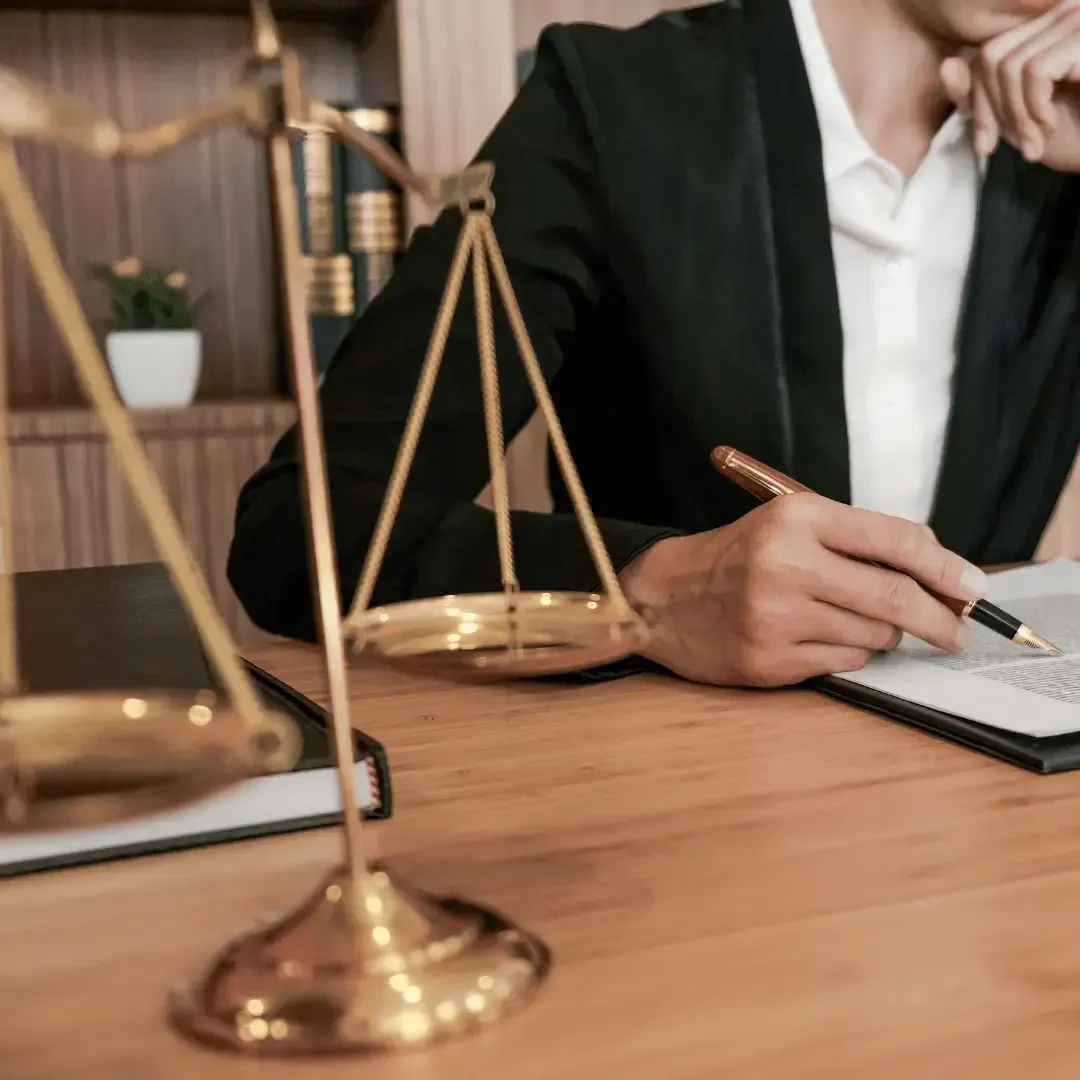 Credit report attorney analyzing the case documents