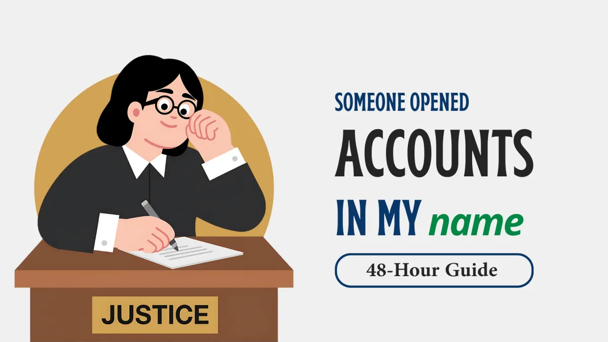 Someone Opened Accounts in My Name: 48-Hour Guide