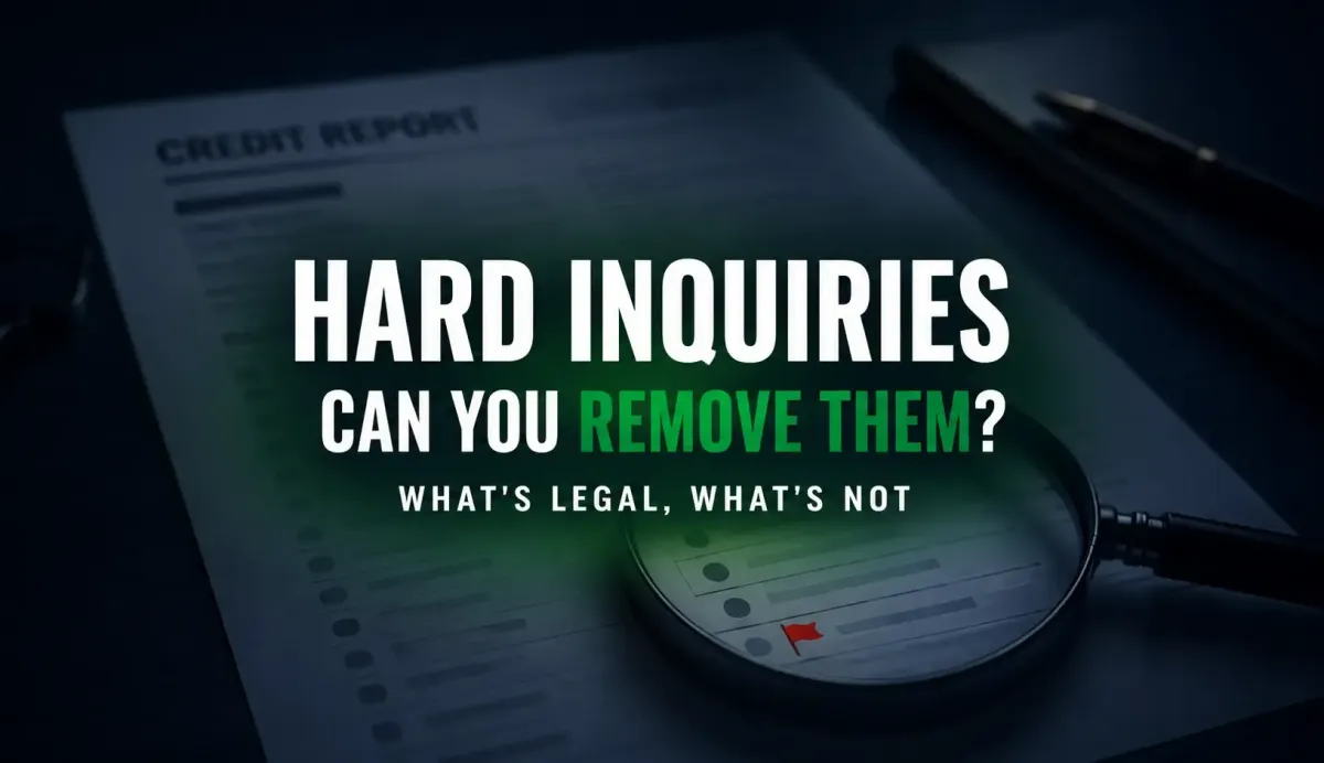 How to Remove Hard Inquiries From Your Credit Report