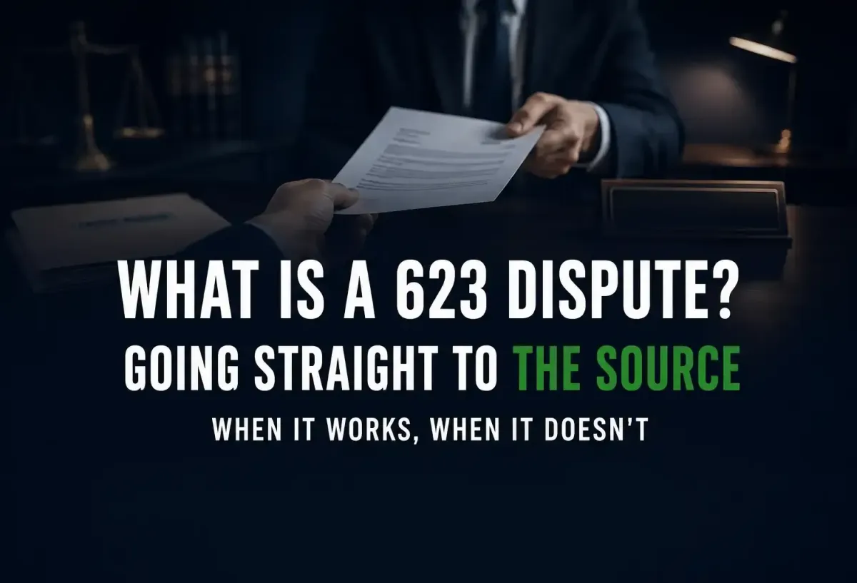 623 credit dispute