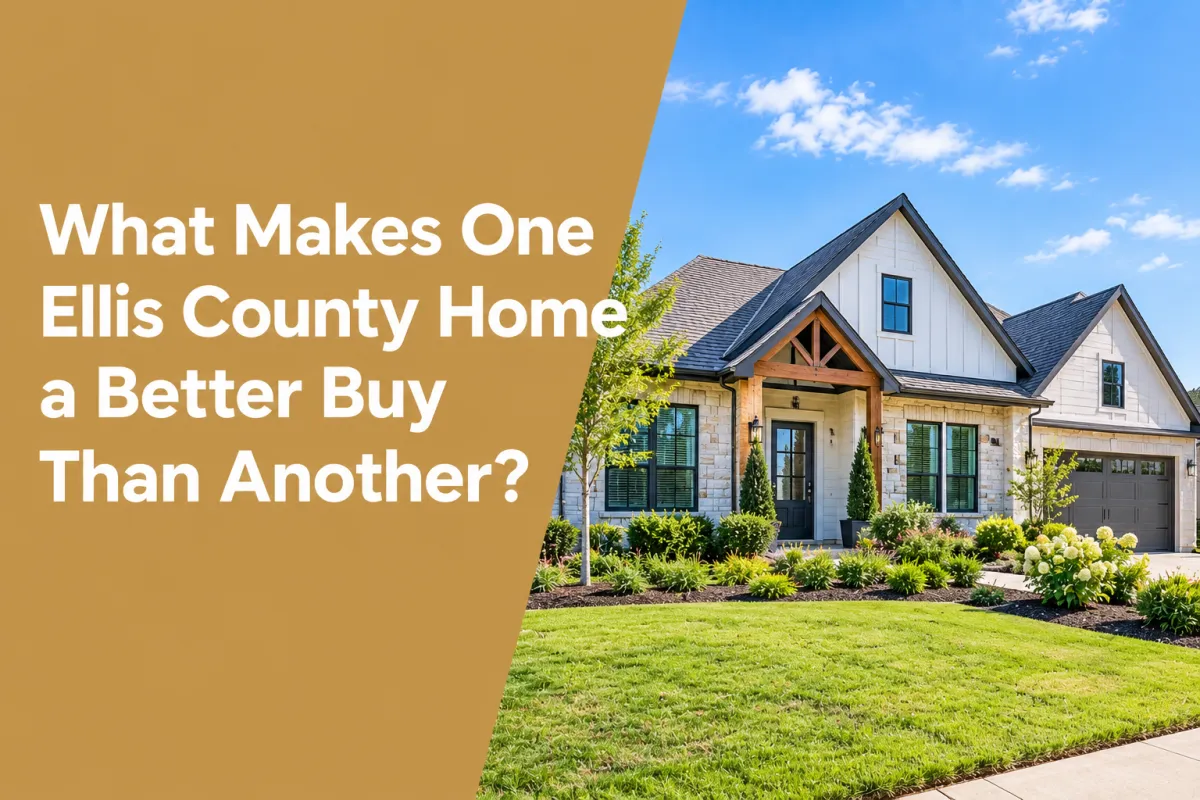 Ellis County homes for sale comparison for buyers working with Realtors