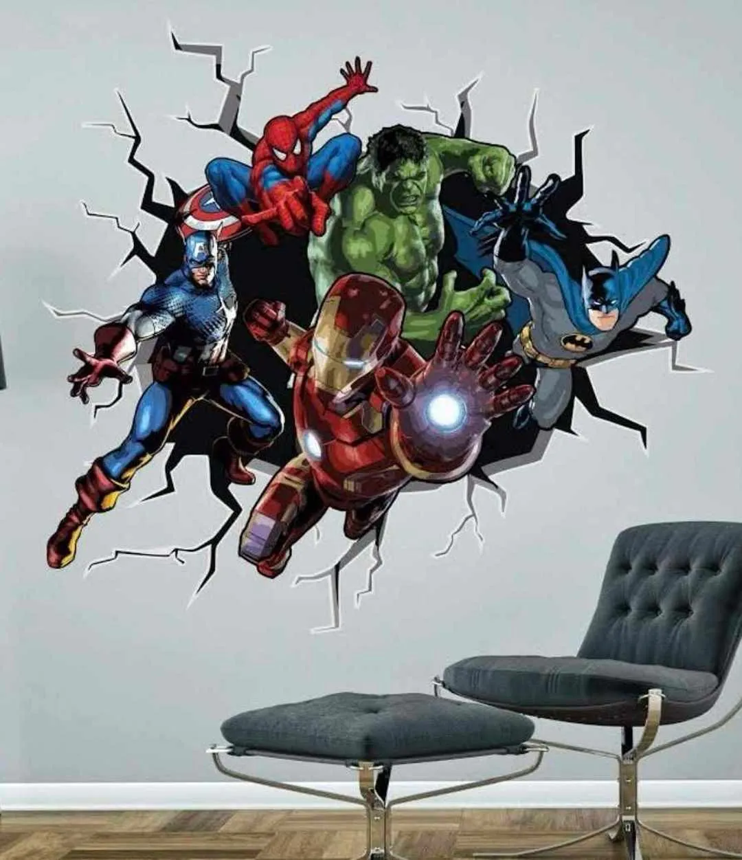 marvel wall printing