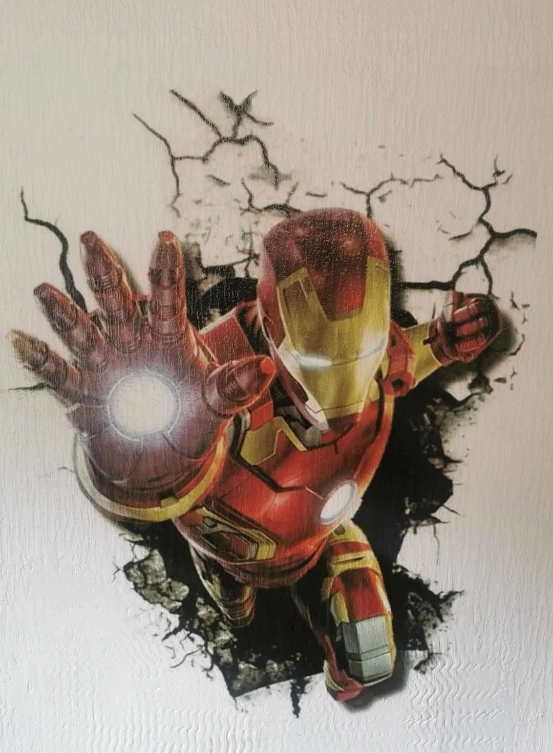 3d wall printing iron man