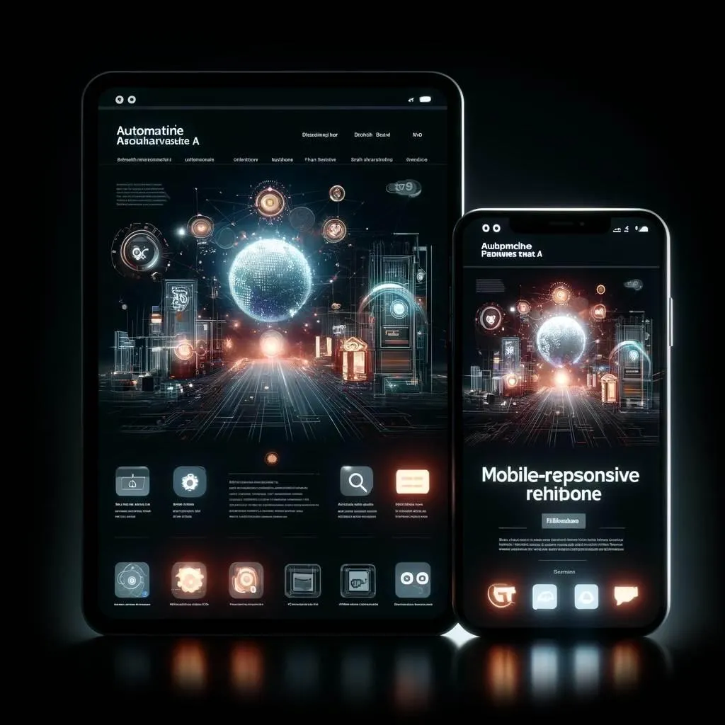 Responsive website design for mobile devices with Automation Partners AI