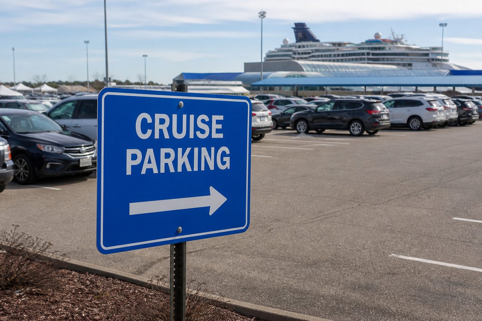 Cruise ship leaving the Galveston ship channel
