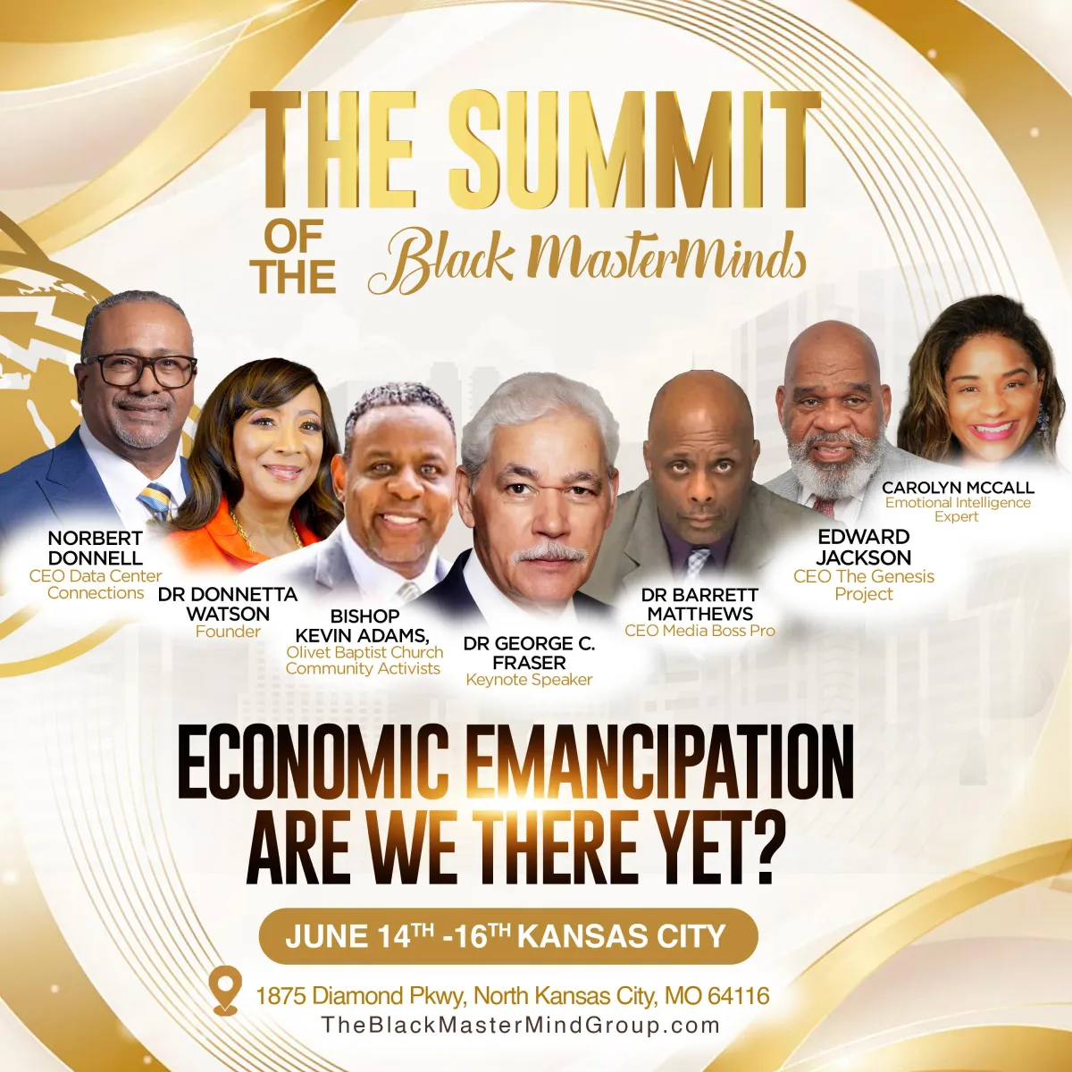 The Summit of the Black MasterMinds - June 14-16th, 2024