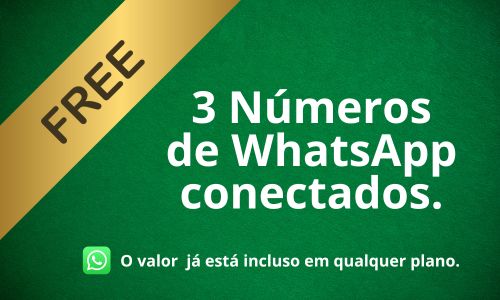 3 números de Whatsapp conectaos