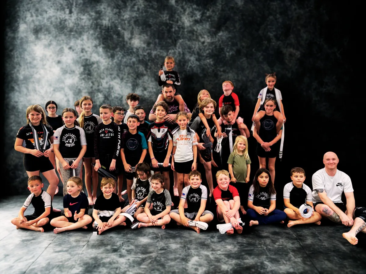 Kids 6 to 8 year old jiu jitsu and anti-bullying in Newark Ohio.