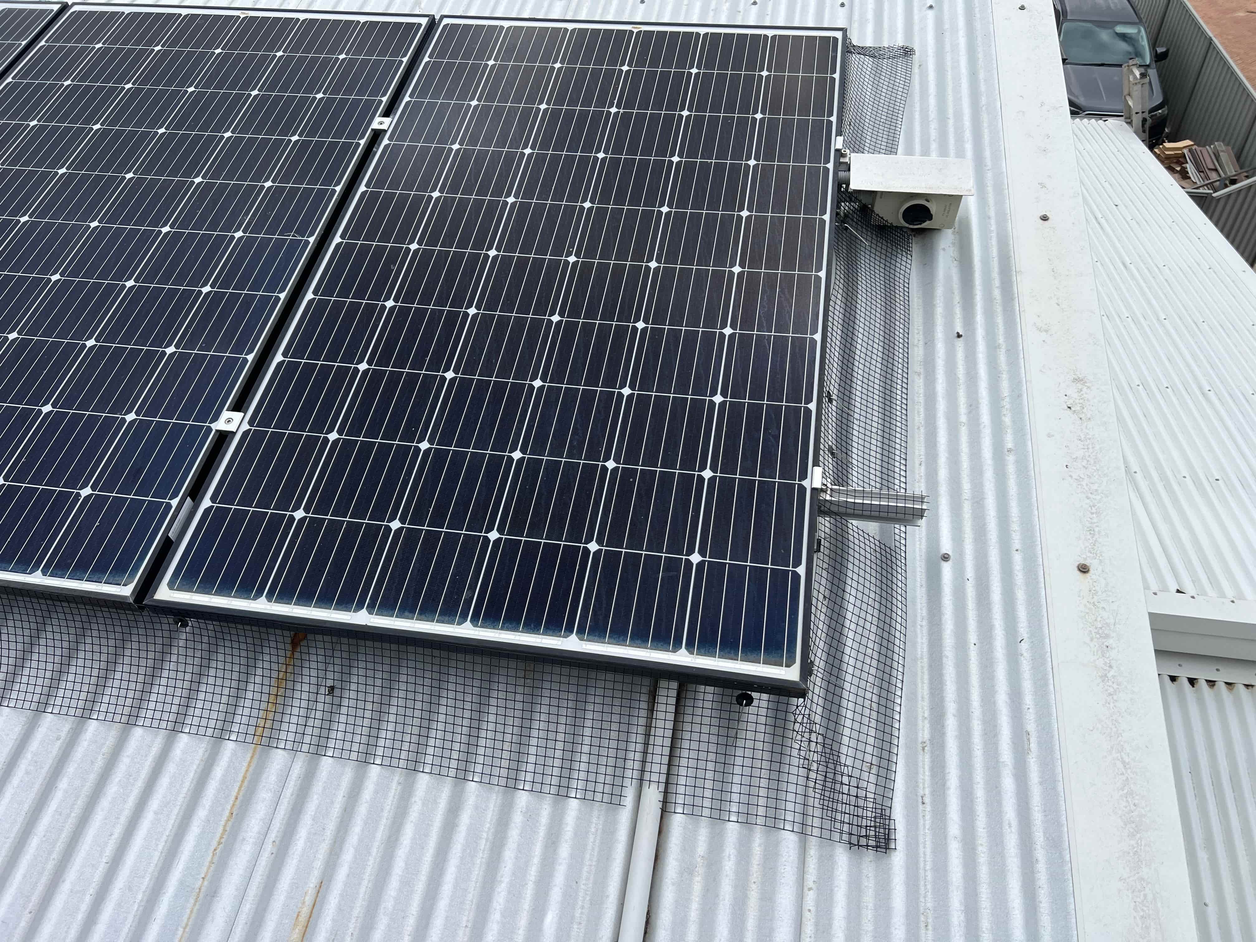Butler Solar panel cleaning