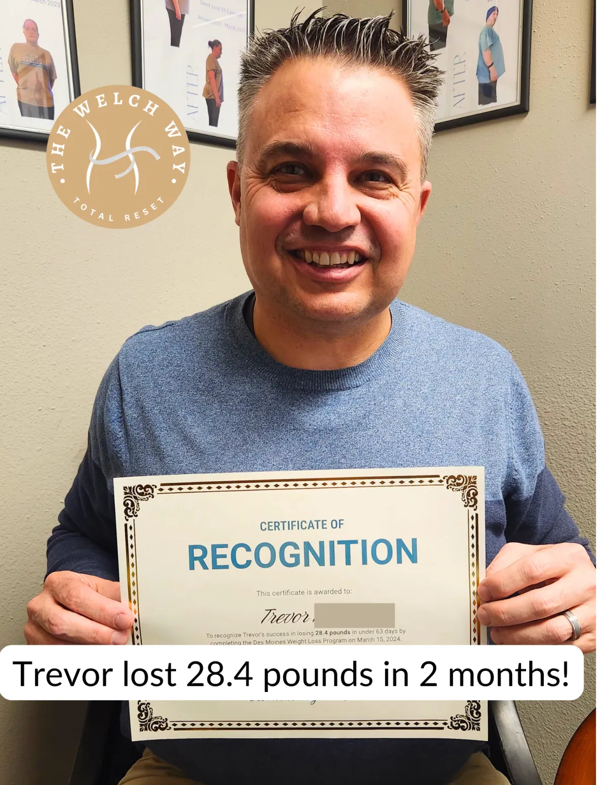 Client testimonial: Lost 28.4 pounds in 2 months after uncovering food sensitivities with EatEnlightened test