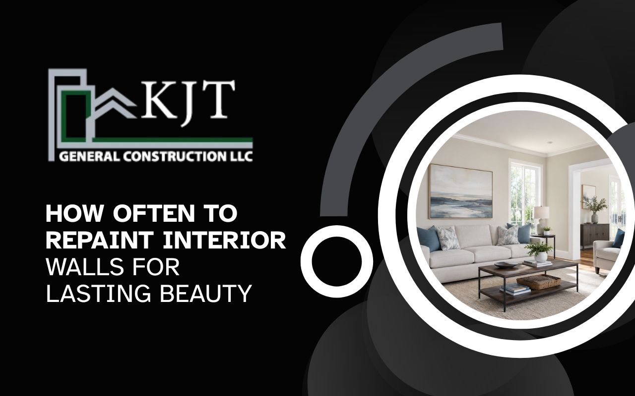 How often to repaint interior walls in a clean living room