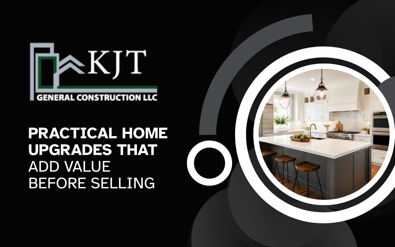 Modern kitchen with home upgrades that add value