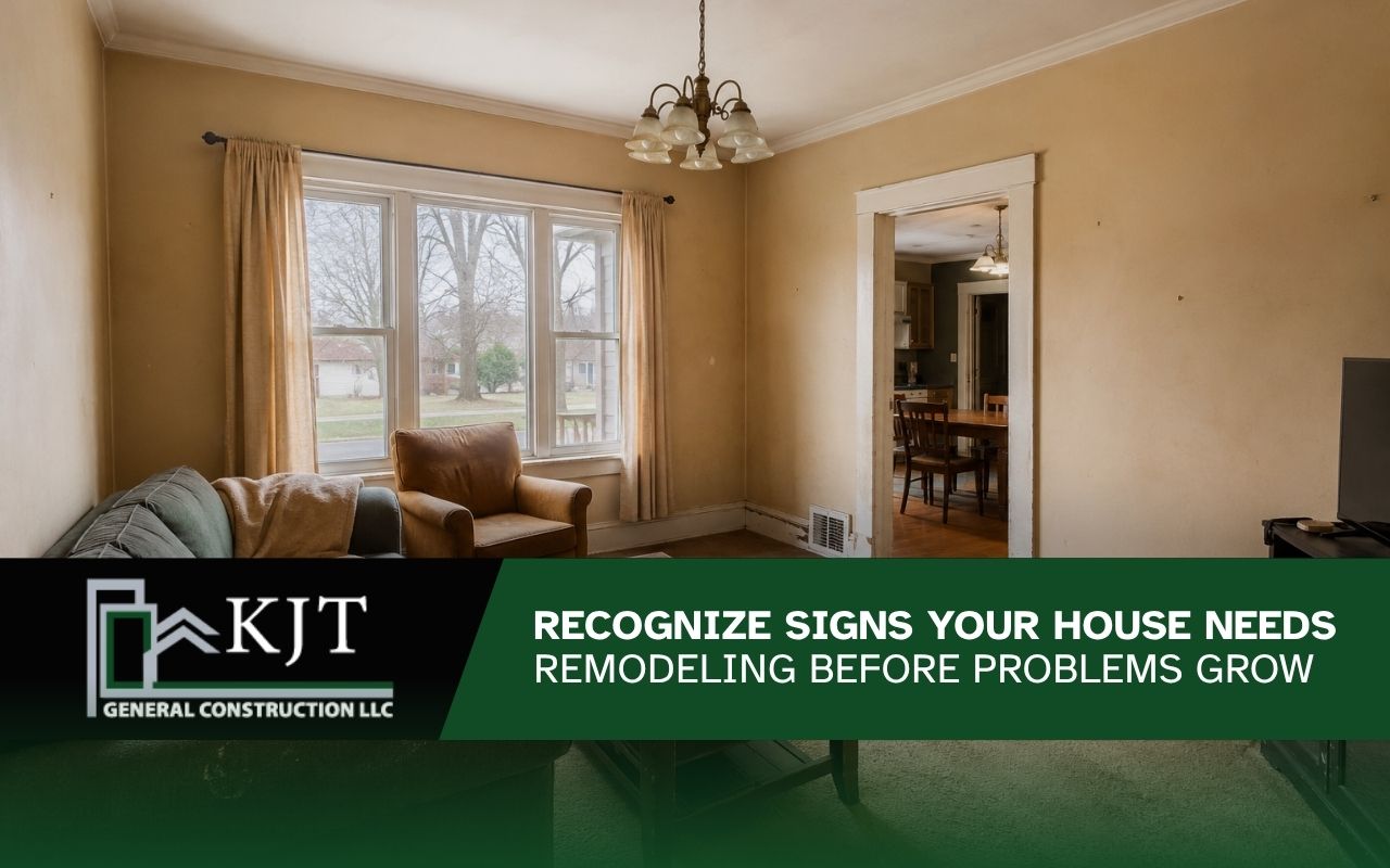Signs your house needs remodeling in an outdated living room