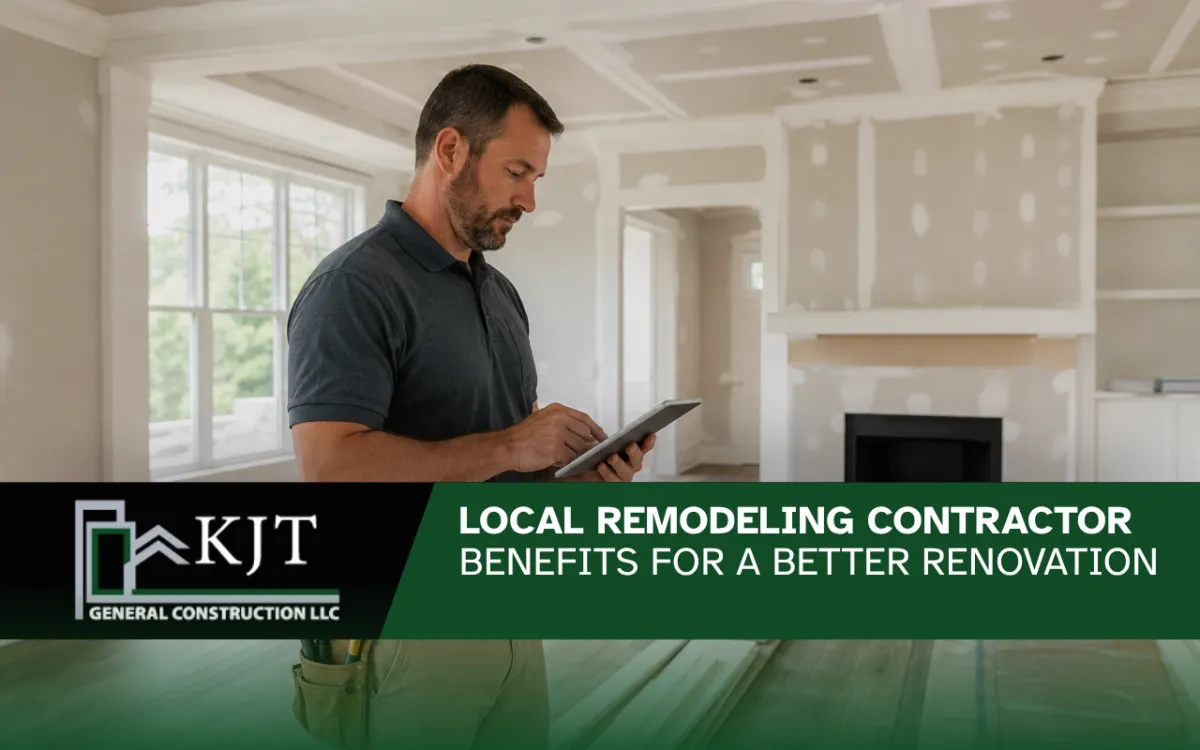 Local remodeling contractor benefits during a home renovation project