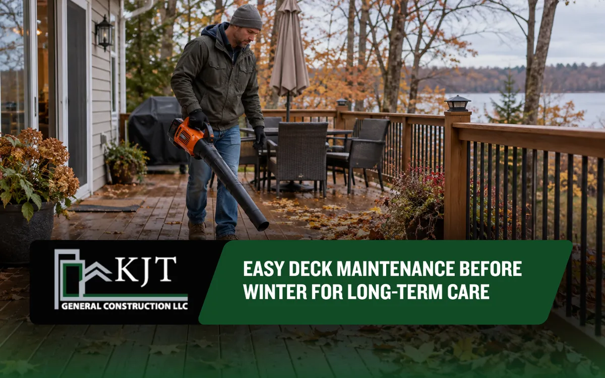 Easy Deck Maintenance Before Winter for Long-Term Care