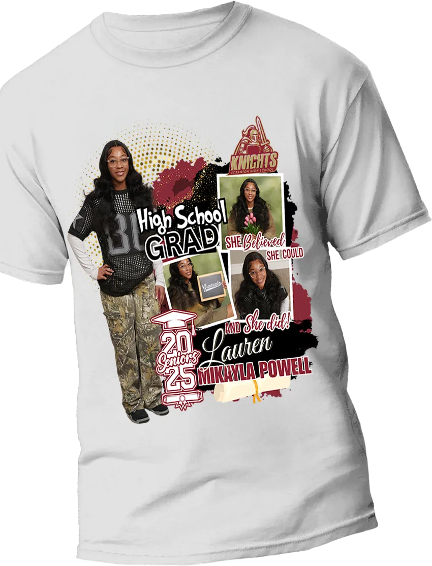 Lauren senior grad t-shirt