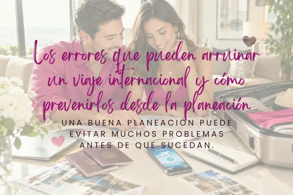 Los errores que pueden arruinar un viaje internacional y cómo prevenirlos desde la planeación