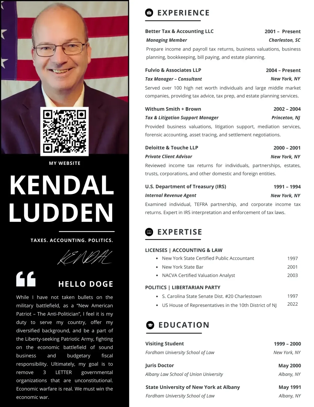 Kendal Ludden's resume