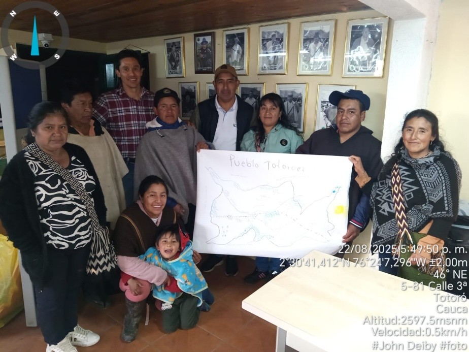 Comunidad indígena Totoroez participa en talleres de socialización del proyecto energético PCH Totoró