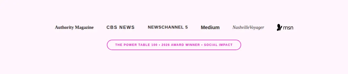 Authority Magazine, CBS NEWS, NEWSCHANNEL 5. Medium and NashvilleVoyager featuring Trish Ware