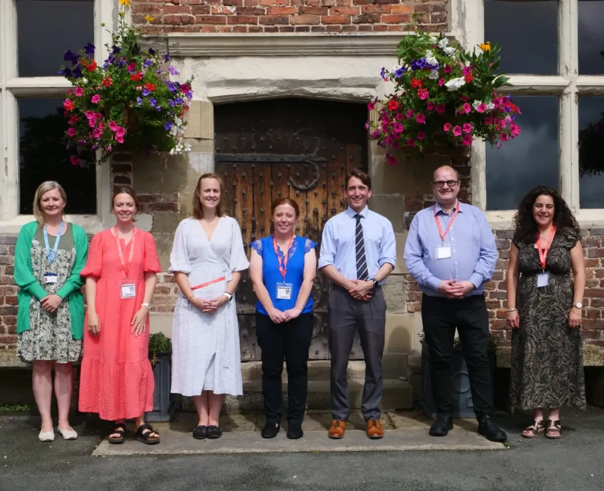 Sarah Capewell at an international education networking event