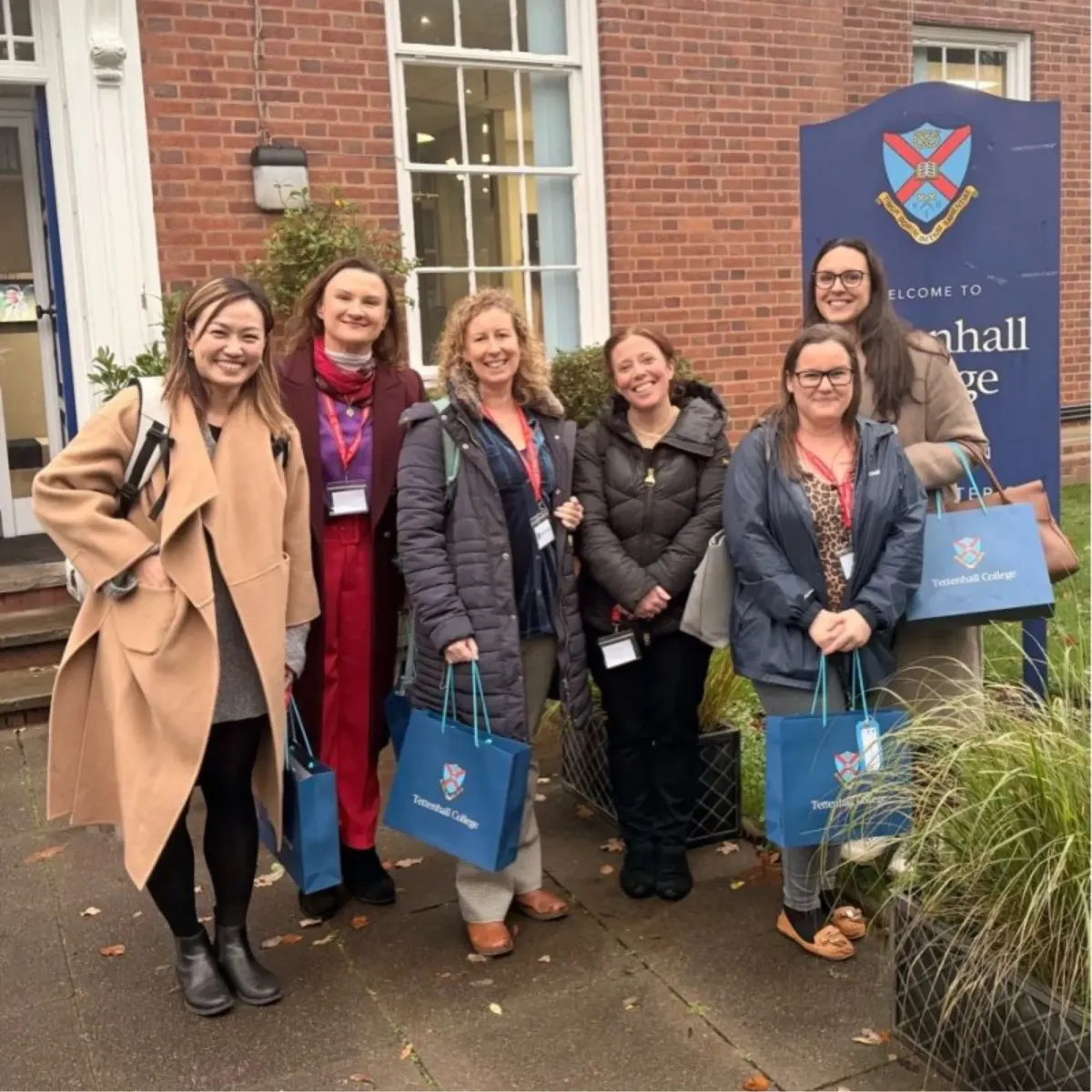 Sarah Capewell at an international education networking event