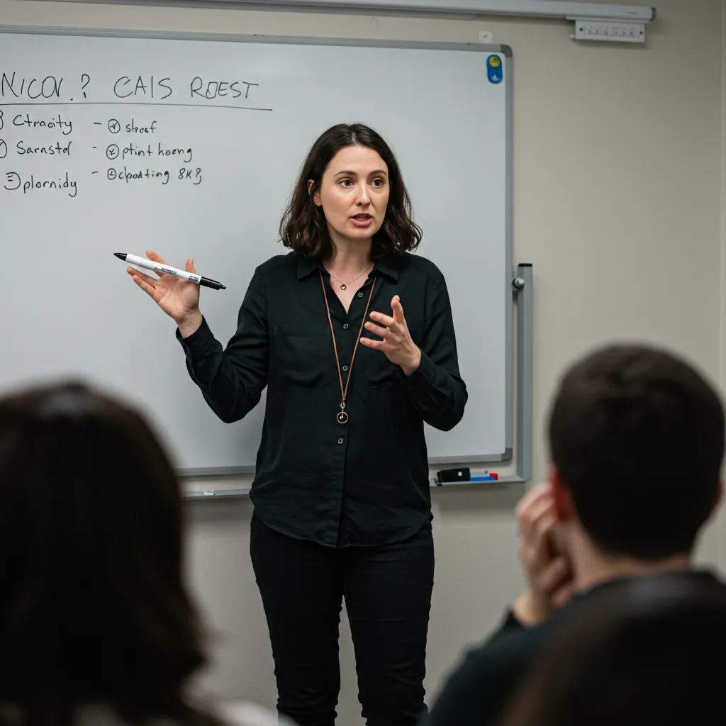 woman passing through the stair during daytime