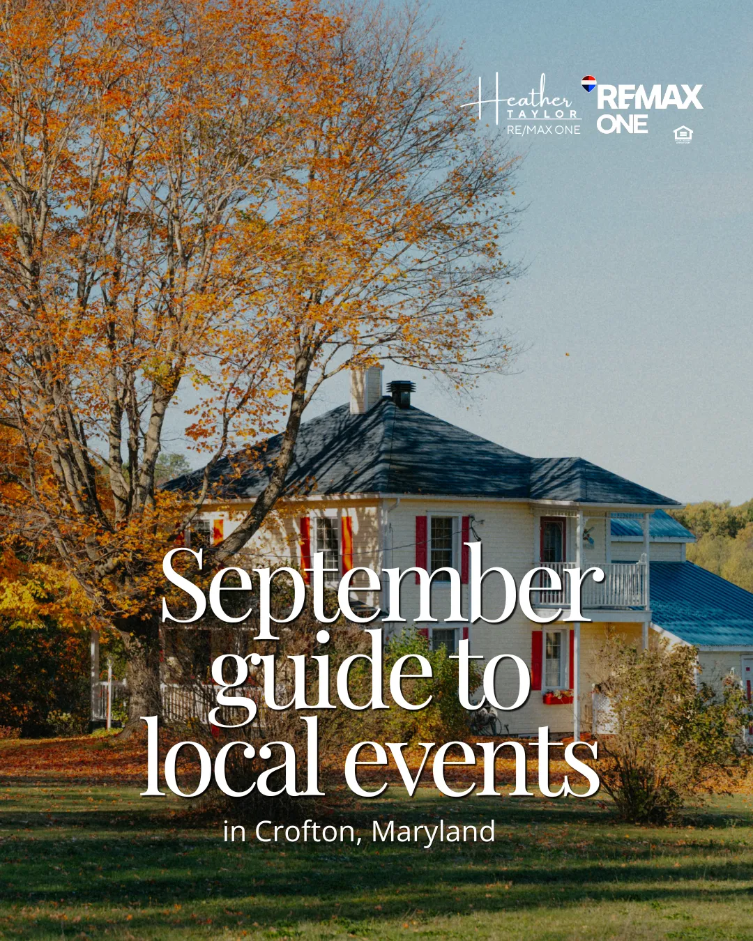 September 2026 events in Crofton, Maryland featuring local festivals, family activities, community events, and fall celebrations.