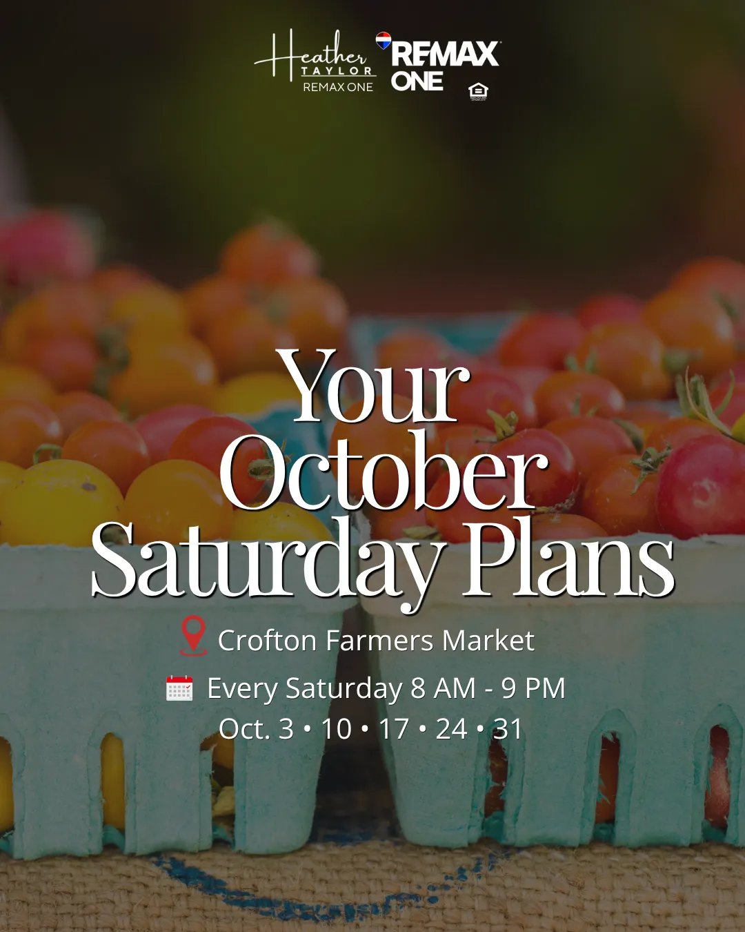 Crofton Farmers Market in Crofton, Maryland during the fall