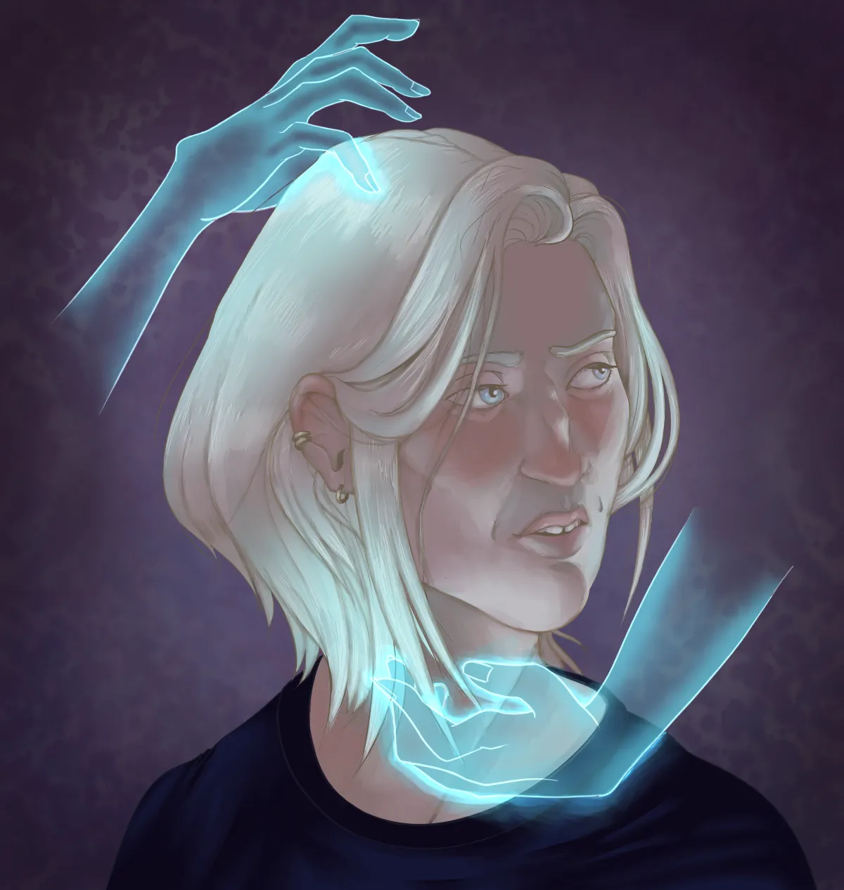 A teacup with a skull and crossbones on the bottom.