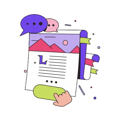 alt="Animation showing automated blogs and content creation through Veocatalyst generative AI."