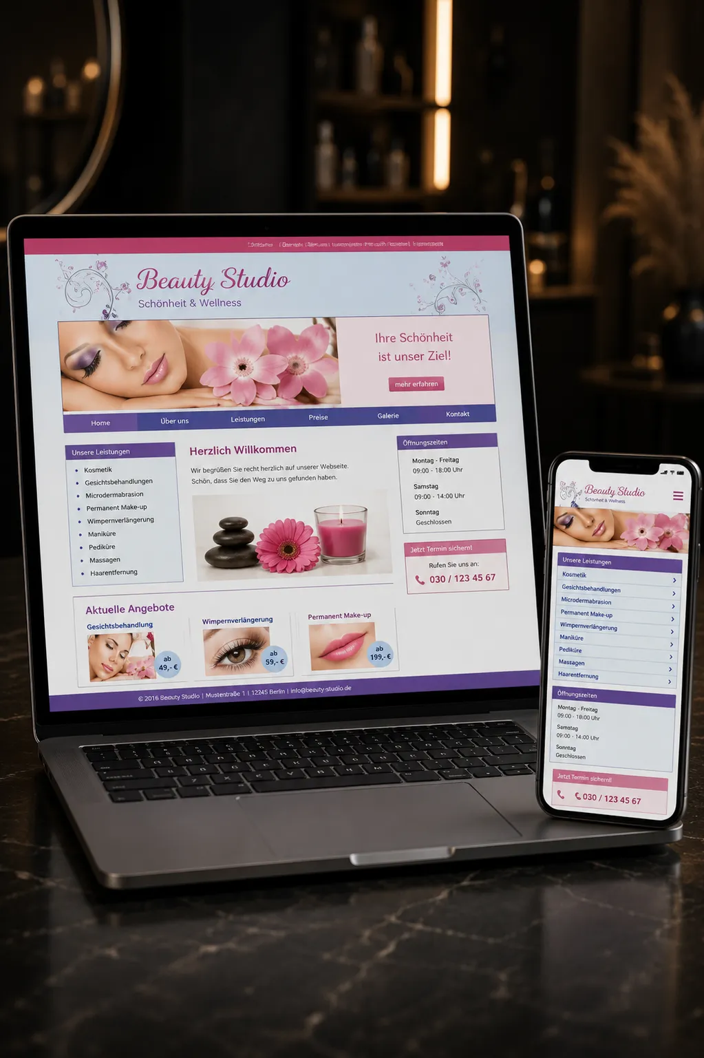 Ein veraltetes Webdesign-Modell mit hohen Kosten