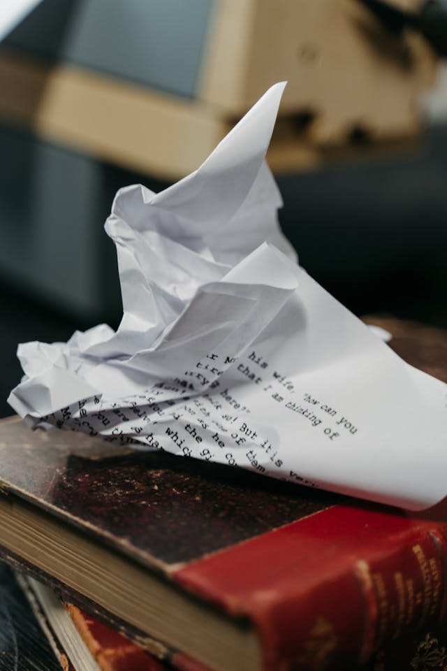 Il blocco davanti ai libri