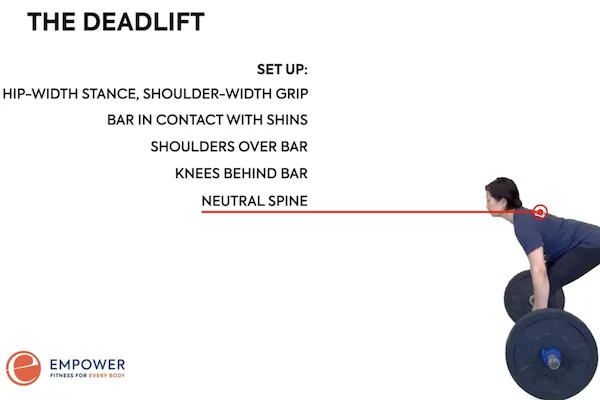 Screenshot from the Empower beginner's program curriculum