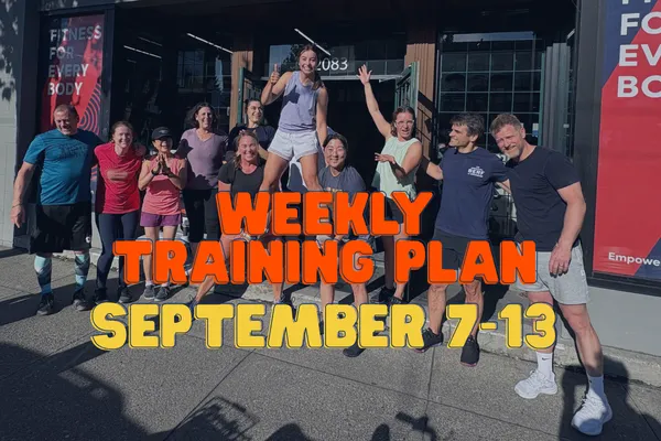 Weekly Training Plan | September 7-13, 2026