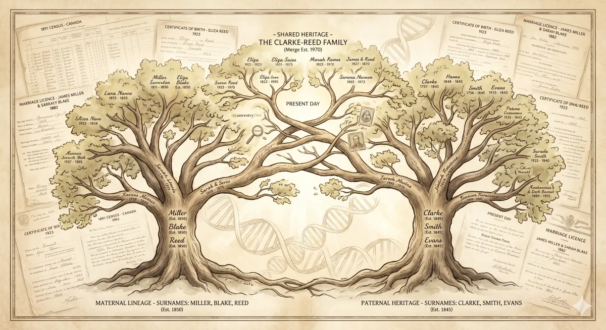 When Branches Intertwine: Unexpected Connections Across Families