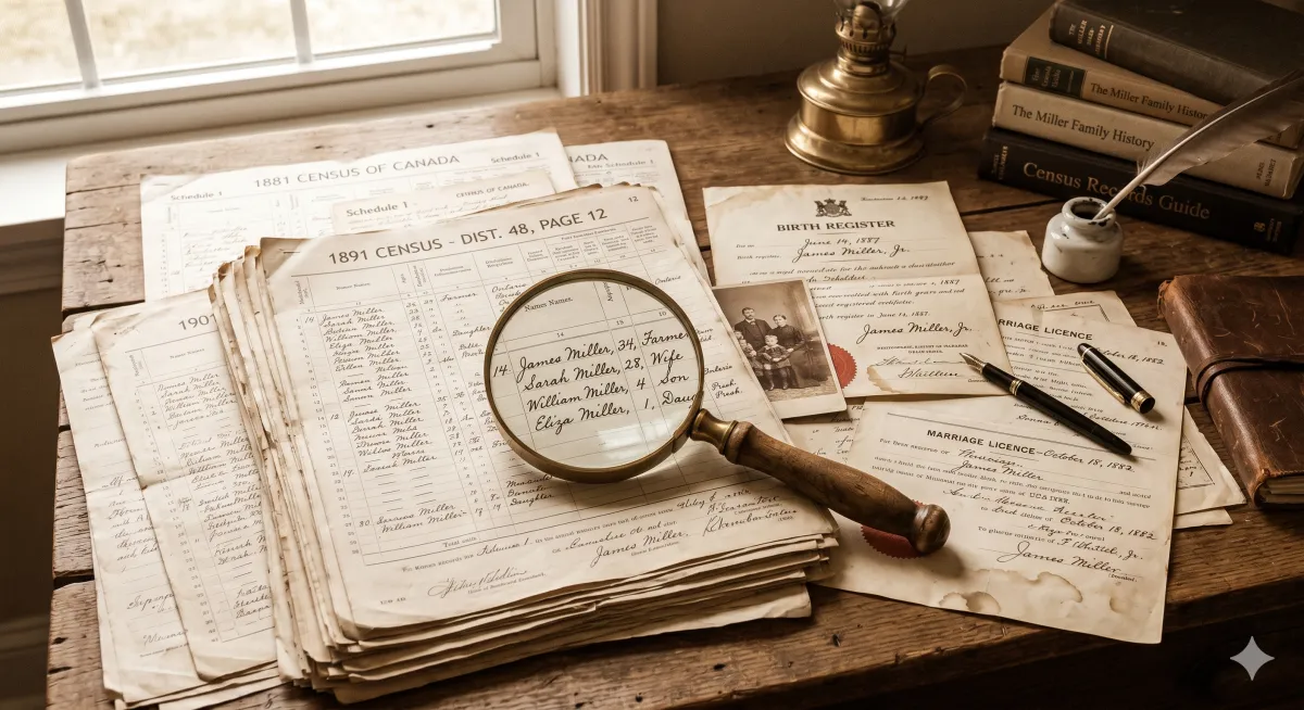 The Stories That Surface: What Census and Vital Records Reveal
