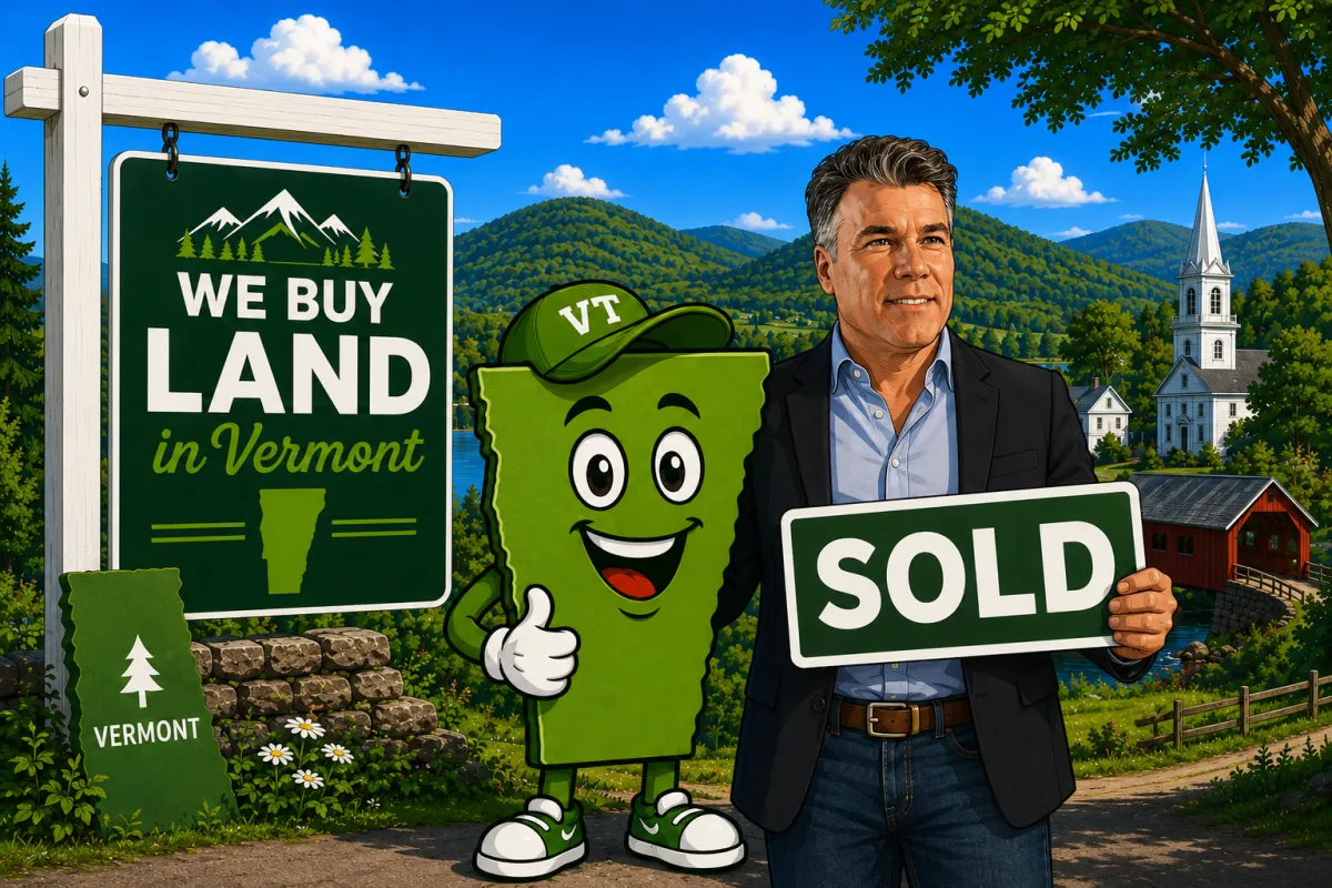 We Buy Land in Vermont, happy land seller after selling vacant land to a local Vermont land buying company