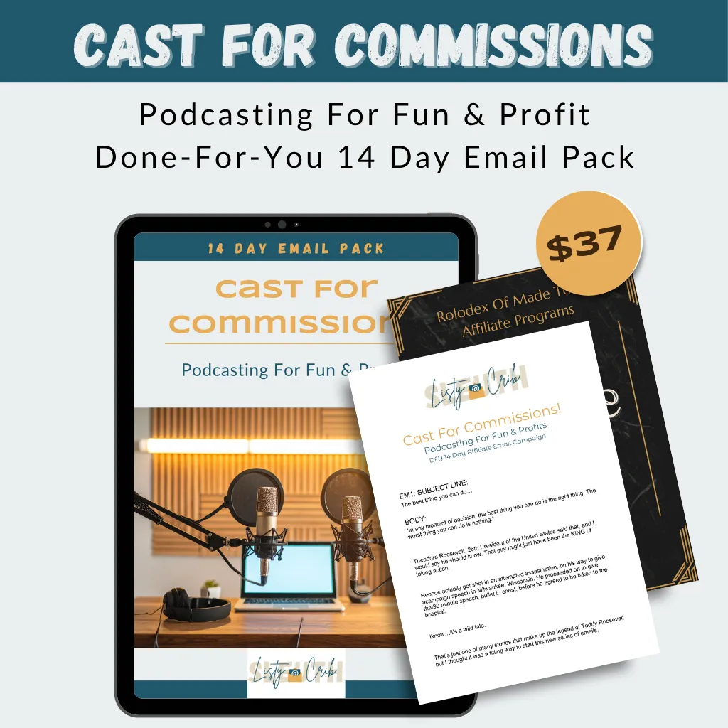 Cast For Comssion Email Pack