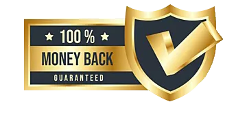 100% money back guaranteed