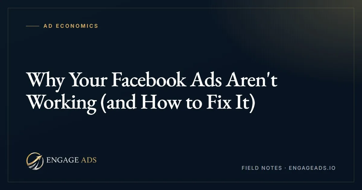Why Meta ads stop producing results