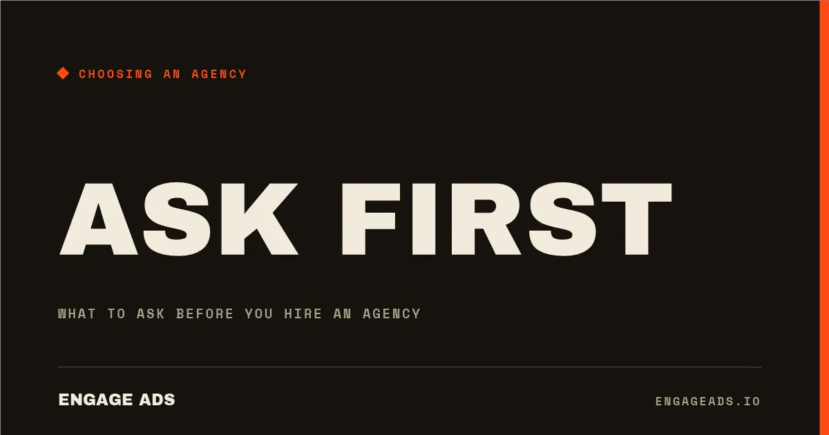 What to ask before you hire a marketing agency