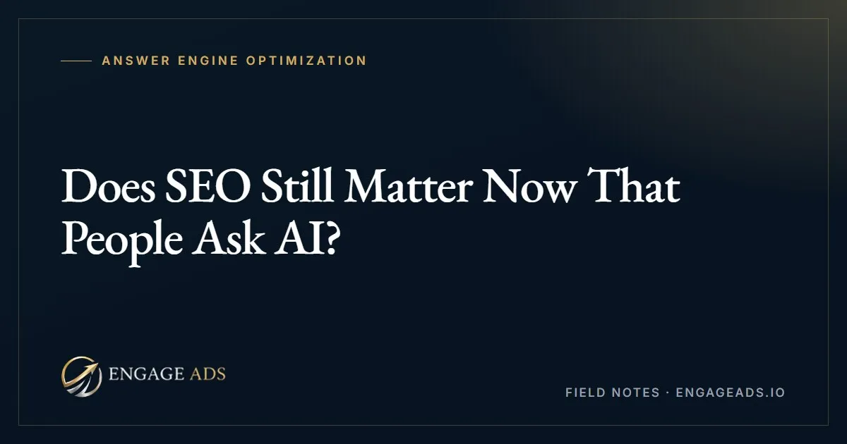 Does SEO still matter when buyers ask AI