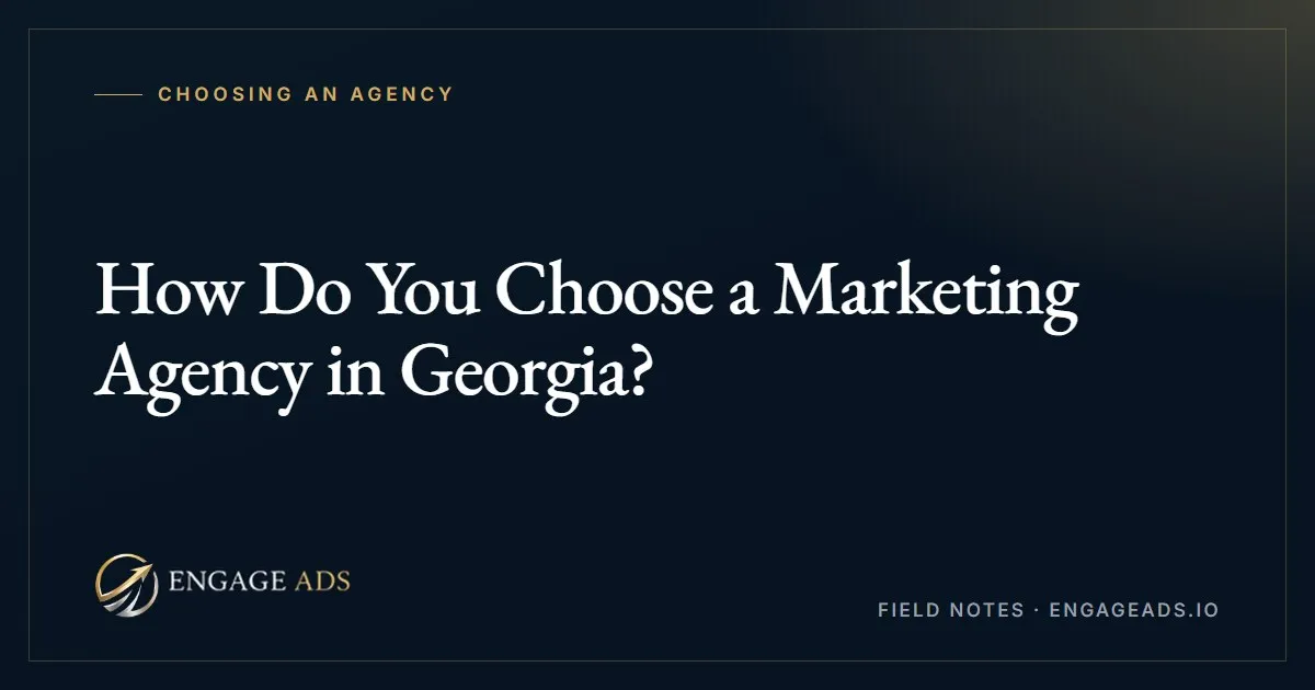 How to compare marketing agencies in Georgia
