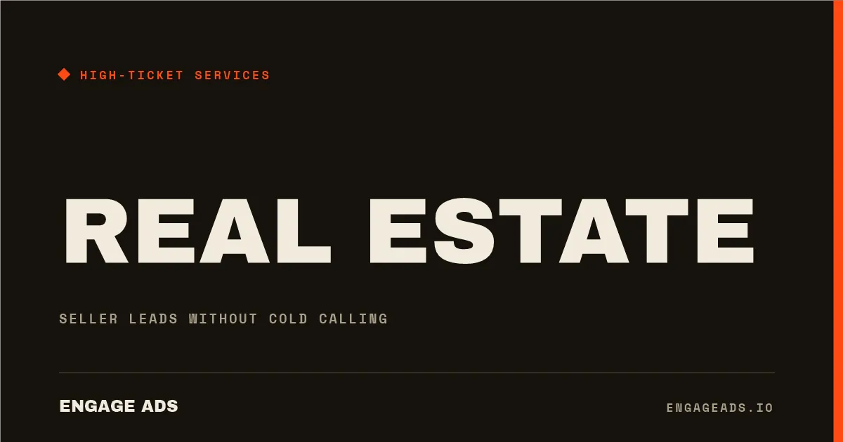 Real estate: seller leads without cold calling