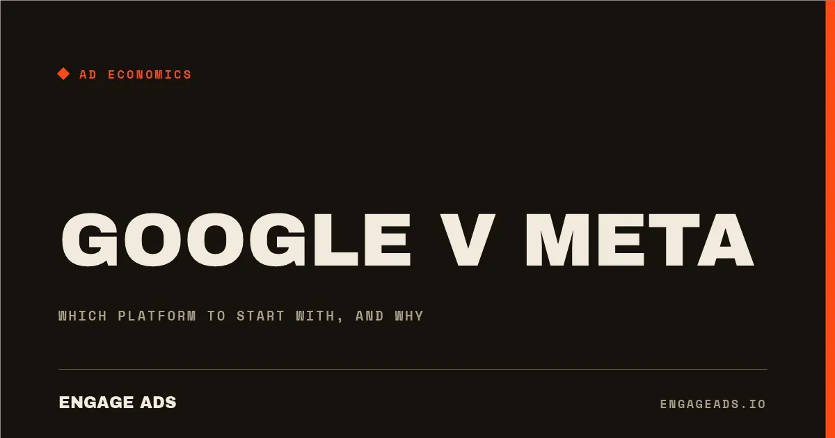 Google Ads or Meta Ads: which to start with