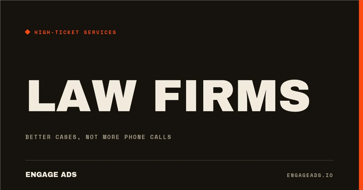 Law firms: better cases, not more phone calls