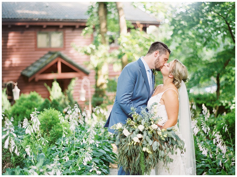 Romantic engagement moment captured at Jonesborough TN wedding