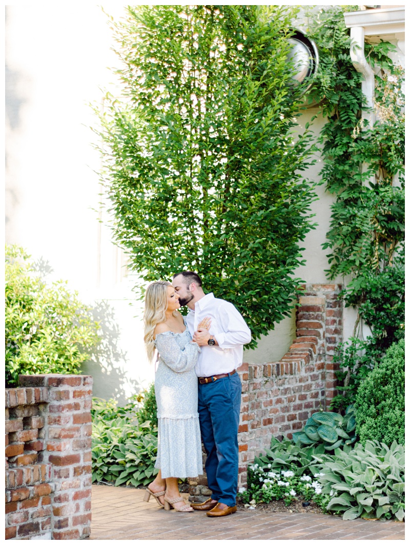 Maple Grove Estate Knoxville TN intimate engagement photography with natural light