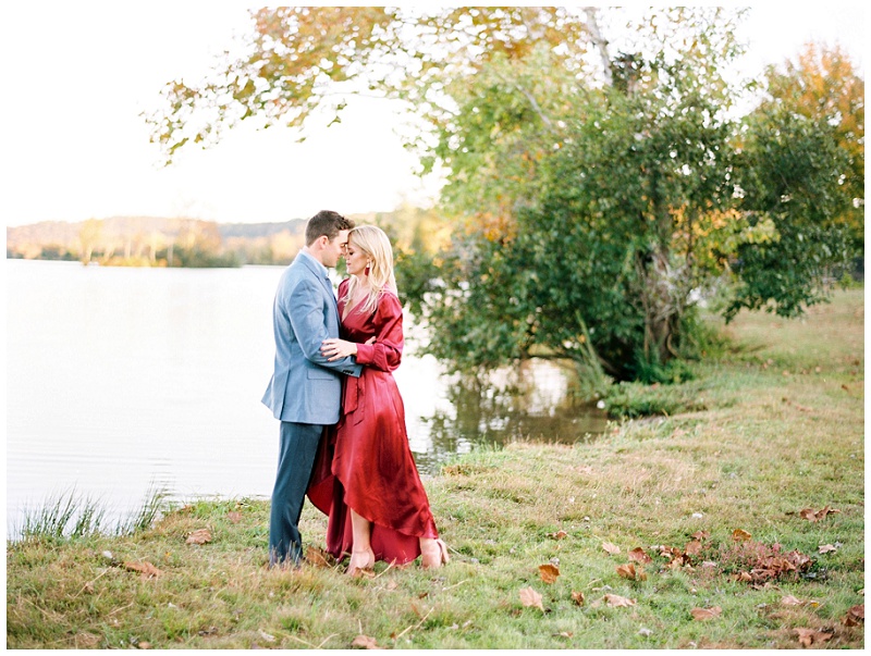 Whitestone Inn engagement session with soft lighting